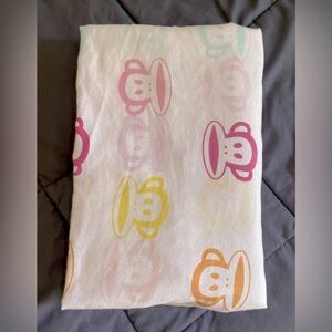 Paul Frank Logo print fitted twin top sheet GUC